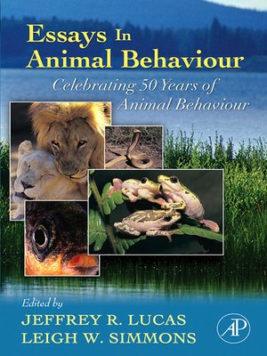 cover image of Essays in Animal Behaviour